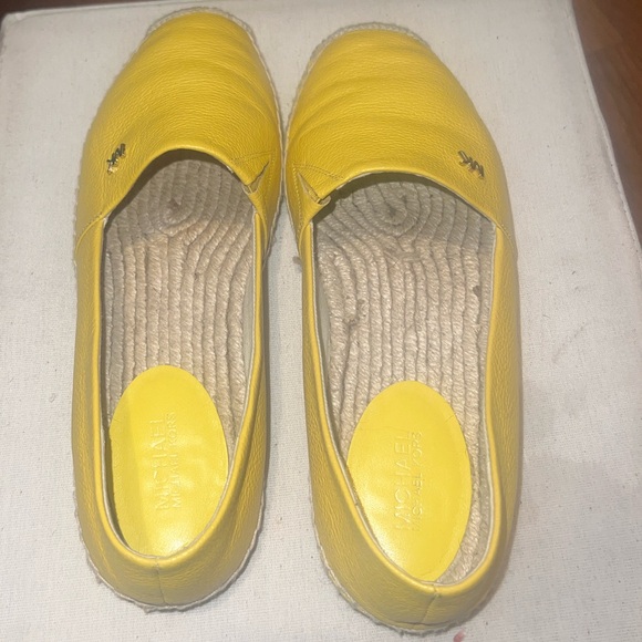 Michael Kors Yellow Espadrille Flats - Picture 2 of 7